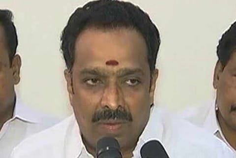 Transport Minister MR Vijayabaskar