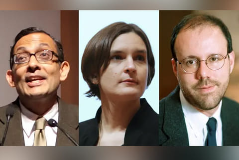 Abhijit Banerjee, Esther Duflo and Michael  Kremer