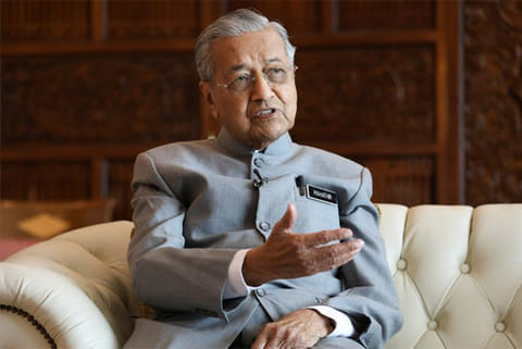 Malaysian PM Mahathir Mohamad (Photo courtesy: Reuters)