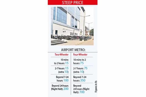 CMRL under fire for high parking charges at night