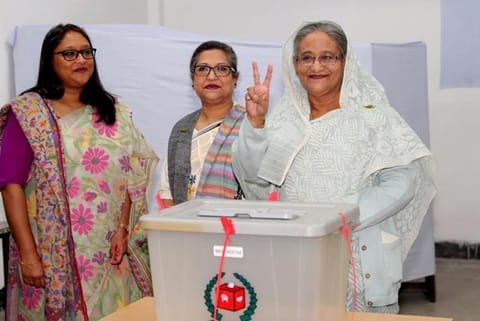 Sheikh Hasina takes oath as Bangladesh PM for fourth term