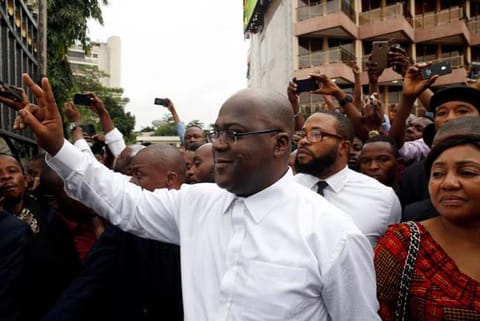 Felix Tshisekedi, leader of the Congolese main opposition party
