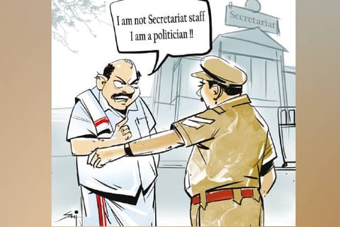 No dhotis or bright sarees for Secretariat staff