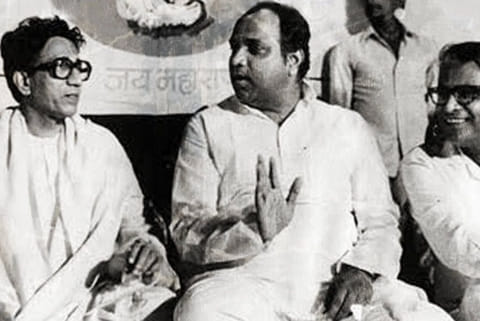 Bal Thackeray, Sharad Pawar and George Fernandes