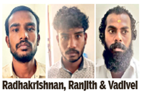 Radhakrishnan, Ranjith and Vadivel