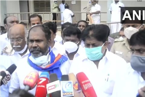 RB Udayakumar visits coastal Rameswaram ahead of anticipated Cyclone Burevi