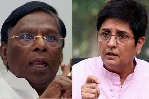 Pondy CM asks Lt Guv Bedi not to be a party to political outfits raising issues to create problems to govt