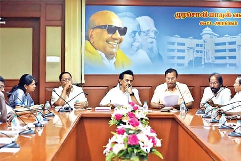 DMK dist secretaries’ meet on Feb 17 to discuss party polls