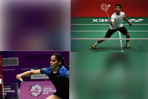 Saina Nehwal  and Sameer Verma (Image courtesy: Twitter)
