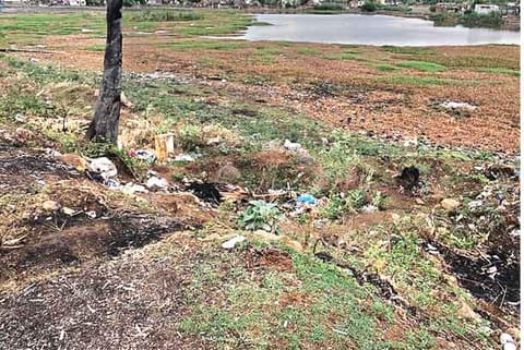Residents? association has given petitions, but no steps have been taken to clean the lake