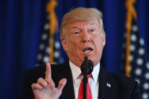 Trump warns Iran's supreme leader to be 'careful with his words'