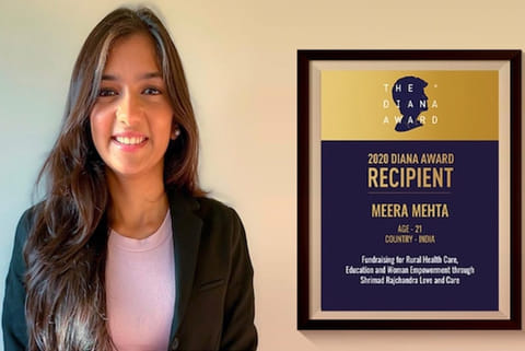 Indian receives UK's The Diana Award