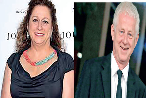 Abigail Disney and Richard Curtis