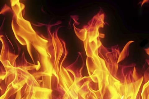 Phone theft suspect sets himself ablaze at police station