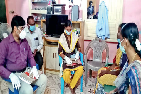 The CB-CID team making inquiries with Mahendran?s relatives in Thoothukudi on Thursday