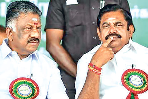 Panneerselvam and Palaniswami