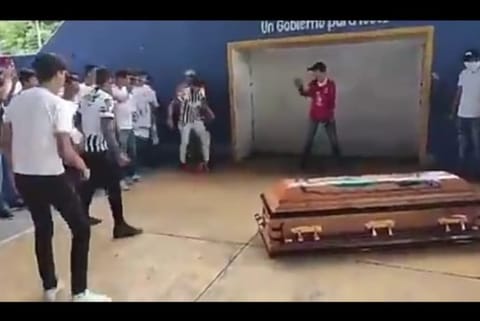 Friends of deceased Mexican footballer help him score one final goal