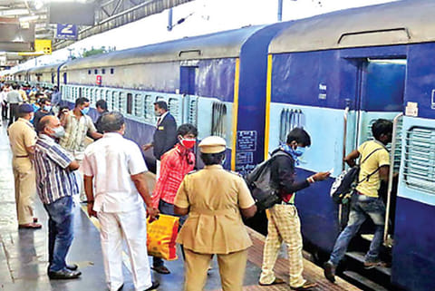 Most of the 34 trains are operated in Tamil Nadu