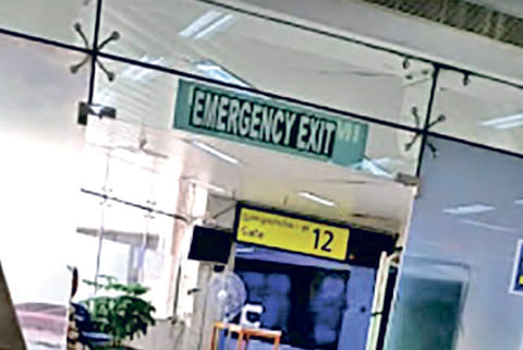 Inside Chennai airport