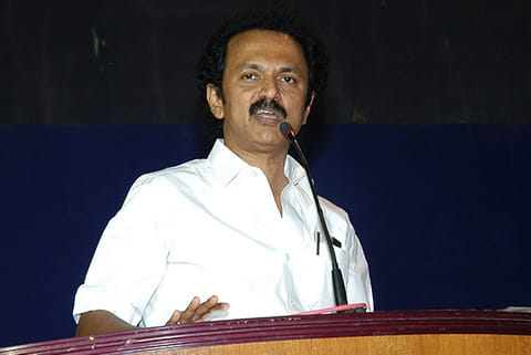 DMK president MK Stalin