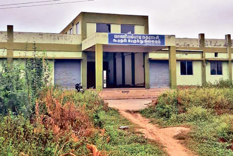 The new bus stand built along National Highway in Vaniyambadi at cost of Rs 3.75 crore