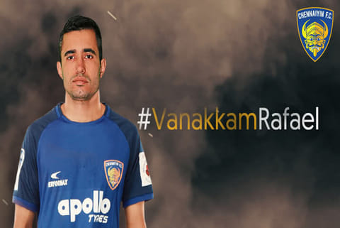 Rafael Crivellaro has been named captain of Chennaiyin for ISL 2020-21 in Goa