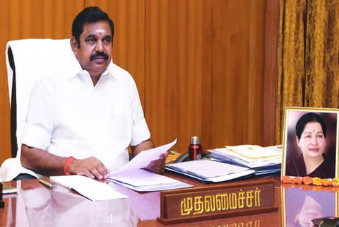 Chief Minister Edappadi K Palaniswami