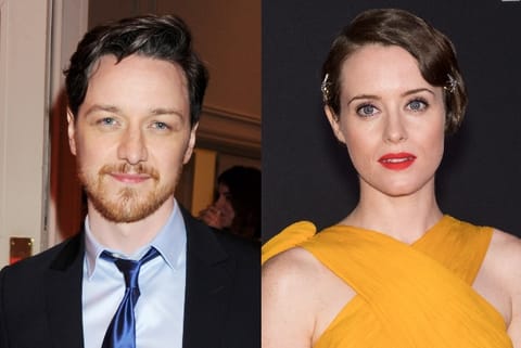 James McAvoy and Claire Foy