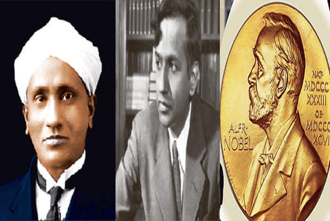 CV Raman and Subrahmanyan Chandrasekhar; Alfred Nobel's 187th birth anniversary