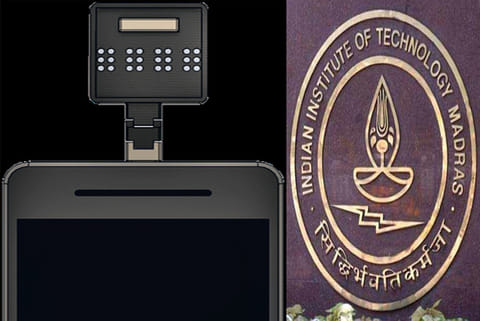 The device that can be connected to phone; IIT-M