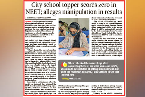 The DT Next exclusive published on October 20