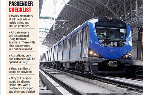 Metro Blue Line, Green Line to run from Sept 7 and 9