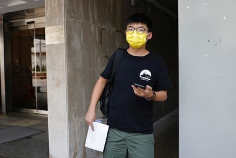 Prominent Hong Kong pro-democracy activist Joshua Wong arrested