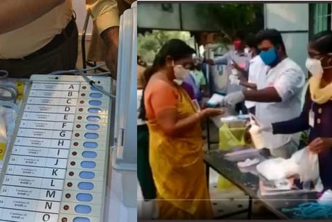 Gloves and masks shortage, EVM malfunction reported in districts