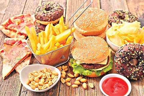 Junk foods may damage your bones