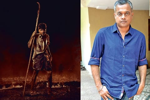 STR in Vendhu Thanindhathu Kaadu; Director Gautam Vasudev Menon