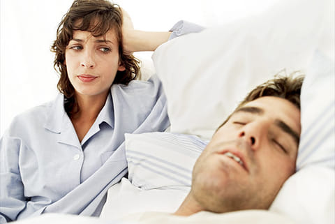 How do you deal with a snoring partner?