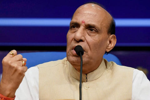 Defence Minister Rajnath Singh