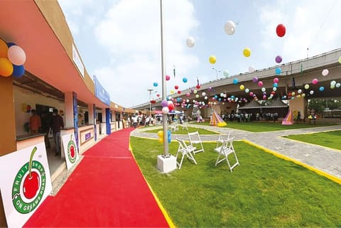 A view of the Kathipara Urban Square