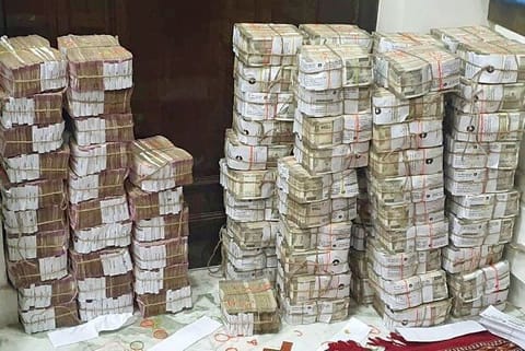Cash worth around Rs 200 crore, gold bars and sandalwood oil have been found from his premises