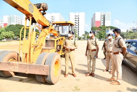 Chennai police commissioner Shankar Jiwal handed over belongings worth Rs 5.56 crore