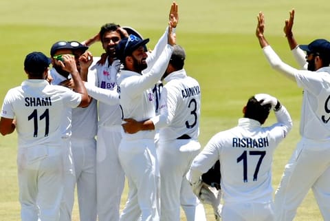 India's historic winning moment