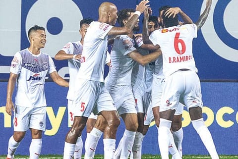 Bengaluru FC came from behind to earn three points