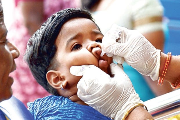 Chennai Corporation to conduct mass polio immunisation drive for 5. 56 lakh children on June 28