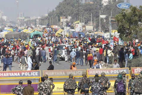 File Photo: Farmers protest in Delhi