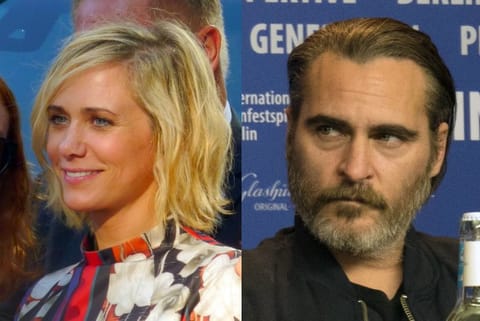 Kristen Wiig and Joaquin Phoenix