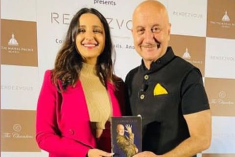 Parineeti Chopra and Anupam Kher