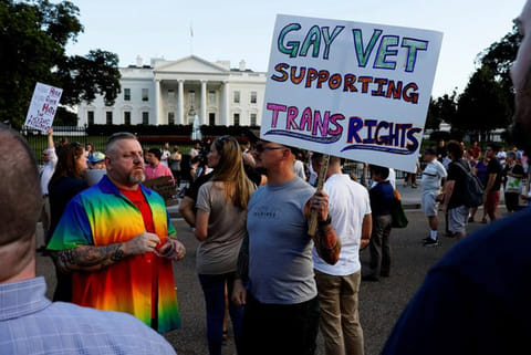 Biden reverses Trump ban on transgender people in military