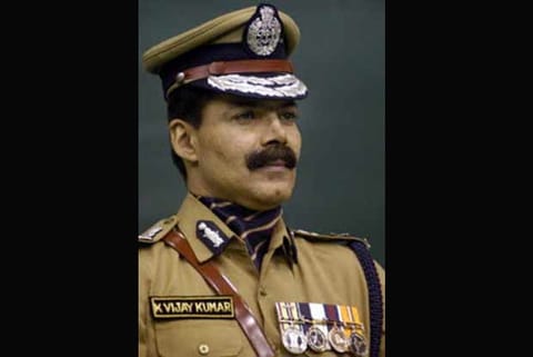 File photo:Inspector-General of Police (IGP), Kashmir, Vijay Kumar