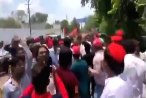 Probe ordered into pro-Pak slogans in SP rally